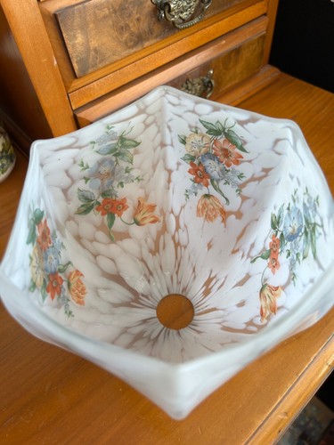 Art deco marbelled floral - art,