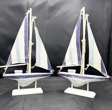 Pair of Primitive Style Wooden