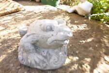 13cm x 18cm x 19cm Concrete Frog Animal Garden Statue Ornament Pond Outdoor