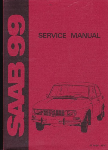 Saab service manual 1969 - 1969,