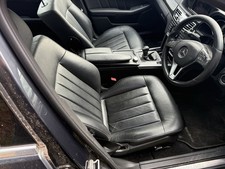 Mercedes E Class W212 FACELIFT INTERIOR SEATS LEATHER BLACK BREAKING