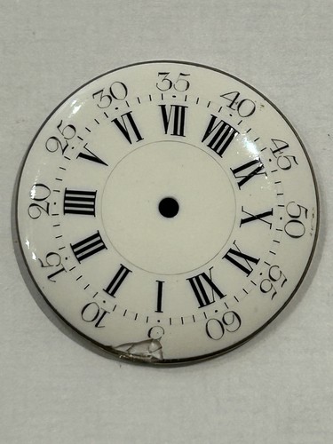 Vintage white enamel dial - dial, of