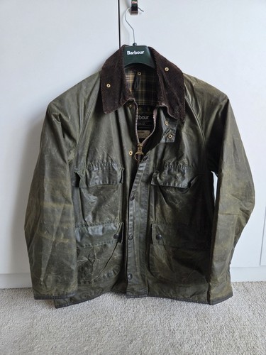 Barbour bedale wax jacket - wax, sage