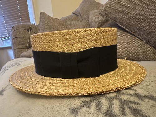 Vintage dunn straw boater - dunn, &