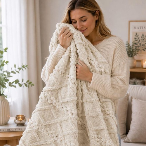 Cable style blanket - style,