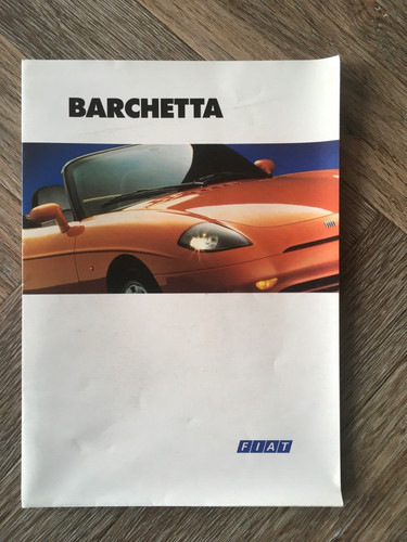 Fiat barchetta sales brochure - sales,