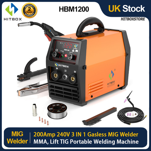 Hitbox 200amp 3in1 mig - hitbox, welder