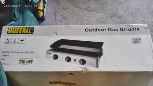 Buffalo outdoor gas griddle - gas,