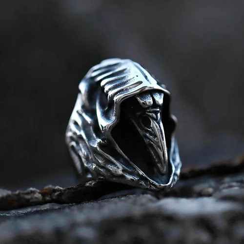 Grim reaper skull - grim, ring