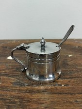 Vintage Silver-Plated Mustard