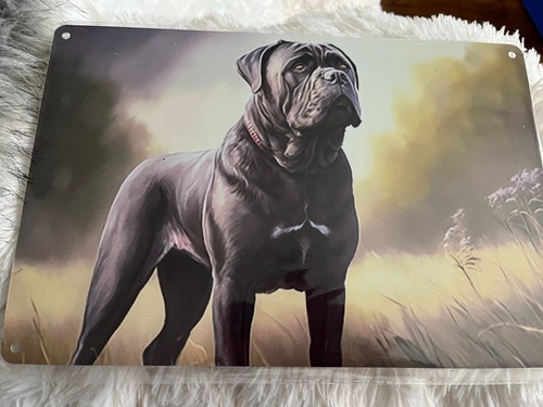 Cane corso metal plaque - cane,