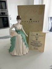 Coalport Anniversary Waltz Figurine With Box And Certificate