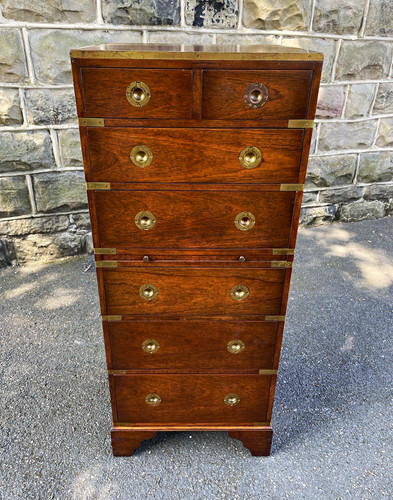 Quality brass bound mahogany - quality,