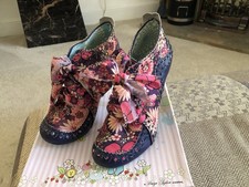 Vintage Irregular Choice ‘Iced Gem Abigail Ankle Floral’ Ladies Shoes, Size 6