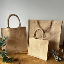 Jute Luxury Shopping Bag with