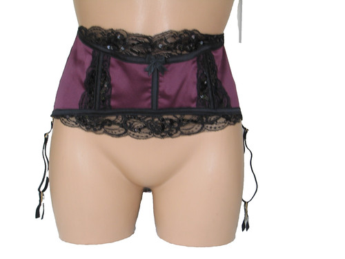 Suspender belt size wine - size, 12