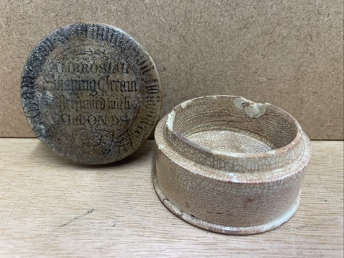 Victorian pot lid ambrosial - &,