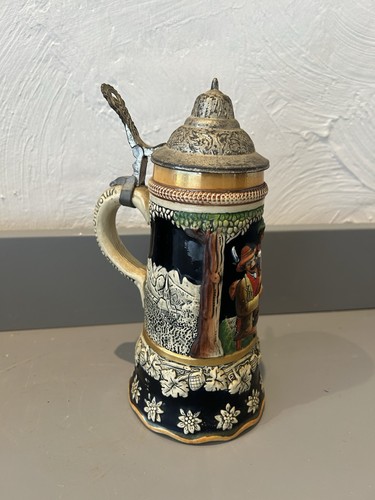 Vintage german musical lidded - vintage,