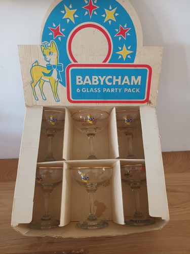 Vintage retro box 6babycham - box,