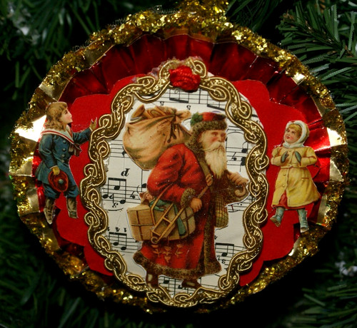 Victorian santa children - victorian,