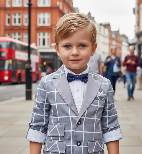 New boys plaid - new, blazer