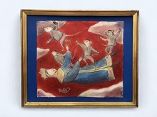 Original painting by Alexandr Marin Vandalla, “Mouse Queen” pastel and pencil