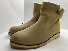 RRP £159 EMU Australia Boots Beach Mini Merino Wool Tan Suede Size 7.5 Great