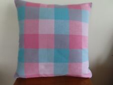 Laura Ashley, Vintage 18" - 'Mitford Check', Striking Cushion Cover  D-Sided Zip