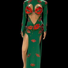 Green Baladi Belly Dance