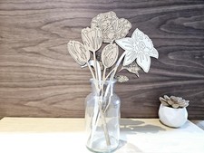 Personalised wooden flower - personalised,