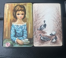 Vintage Wide Playing Cards Big