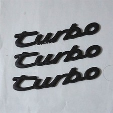 3x Matte turbo Black Big New