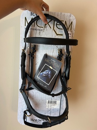 Black leather micklem - leather,