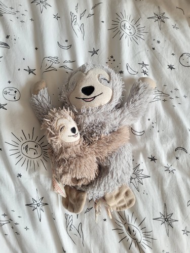 Sloth and baby - and,