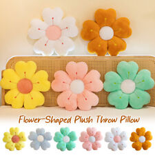 Flower-Shaped Plush Throw