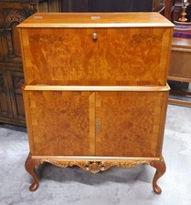 VINTAGE BURR WALNUT VENEERED