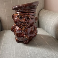 Vintage P&K, Price & Kensington Ceramic Chef Biscuit Barrel