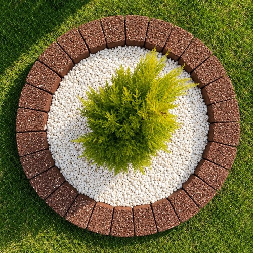 78cm copper garden circle tree - 78cm,