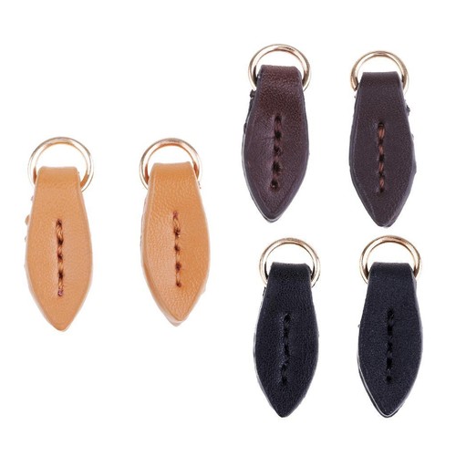 2pcs leaf shape - 2pcs, leather
