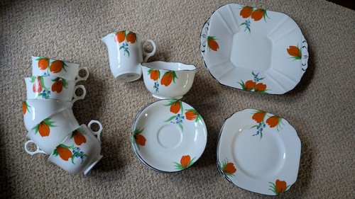 Melba bone china tea - set, 6
