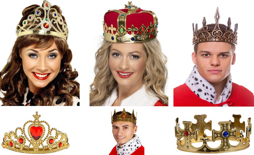 Crown king queen - king,