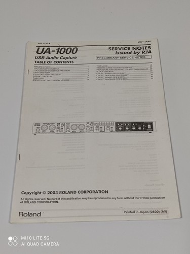 Original edirol 1000 - original,