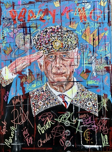 Pearly king charles - king, painting