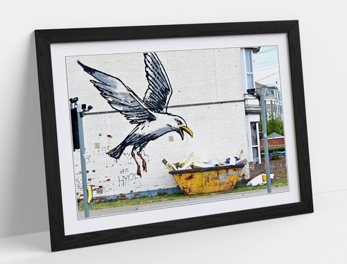 Banksy spraycation seagull - banksy,