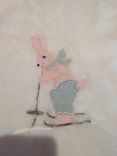 RARE VINTAGE CREAM PLUSH NYLON