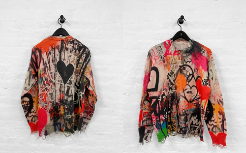 R13 graffiti heart - r13,