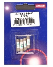 Dencon Pack Of 4 1 Amp Fuse
