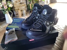 Nike Supreme x Air Zoom Flight 95 SP Black UK 10 Boxed With +l Laces Authorised 