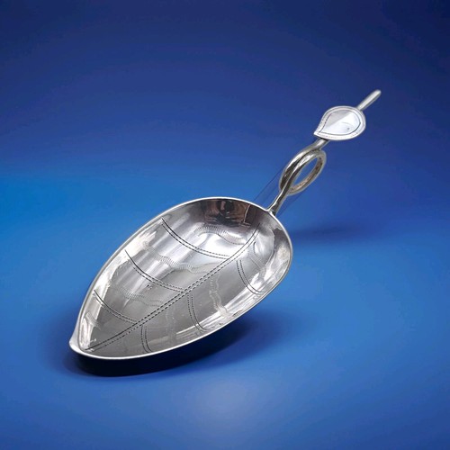 Antique silver leaf caddy - antique,