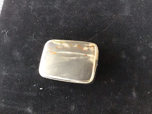 Steel match box vesta - steel,